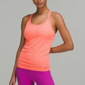 Lululemon Ebb to Street Tank in Raspberry Cream